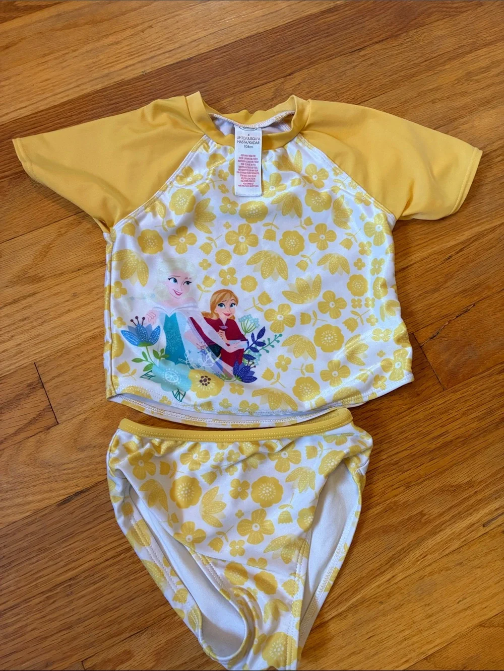 Lot Bundle Disney Girls Bathing suits size 4
